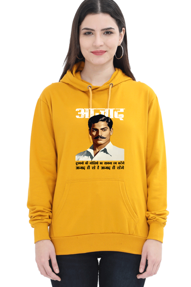 Chandra Shekhar Azad CourageHoodie Sweatshirt T-Shirts for Women Vastrdhamm