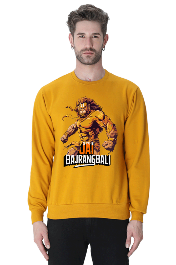 Hanuman Divine Strength Sweatshirt T-Shirts for Men Vastrdhamm