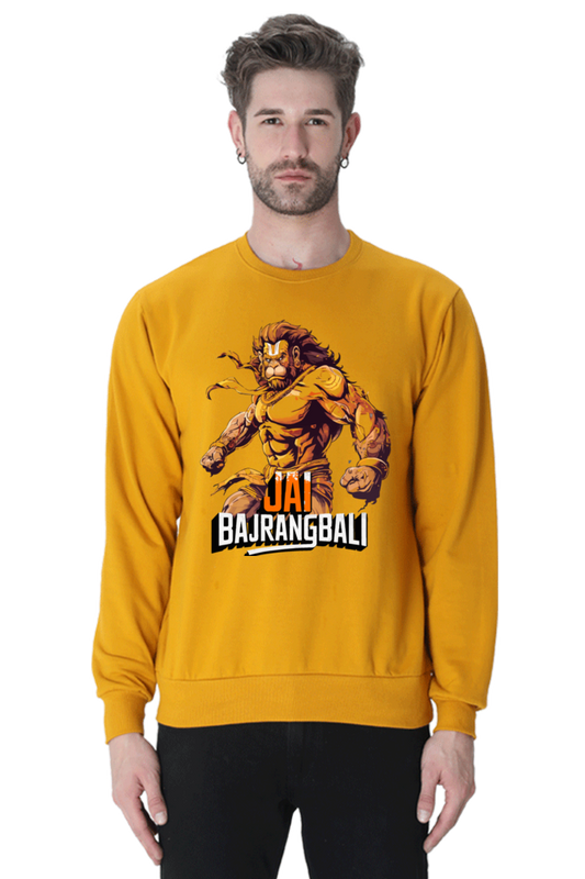 Hanuman Divine Strength Sweatshirt T-Shirts for Men Vastrdhamm