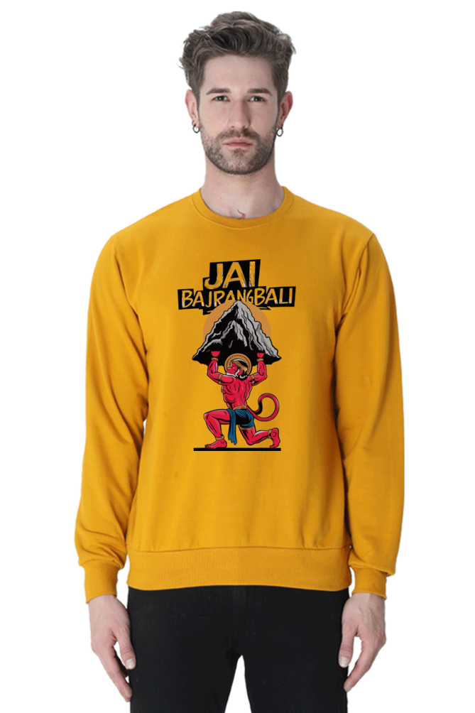 Hanuman Devotional Power Sweatshirt T-Shirts for Men Vastrdhamm