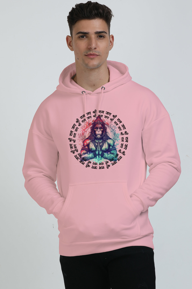 Hanuman Primal Force Oversized Hooded Sweatshirt T-Shirts for Men Vastrdhamm