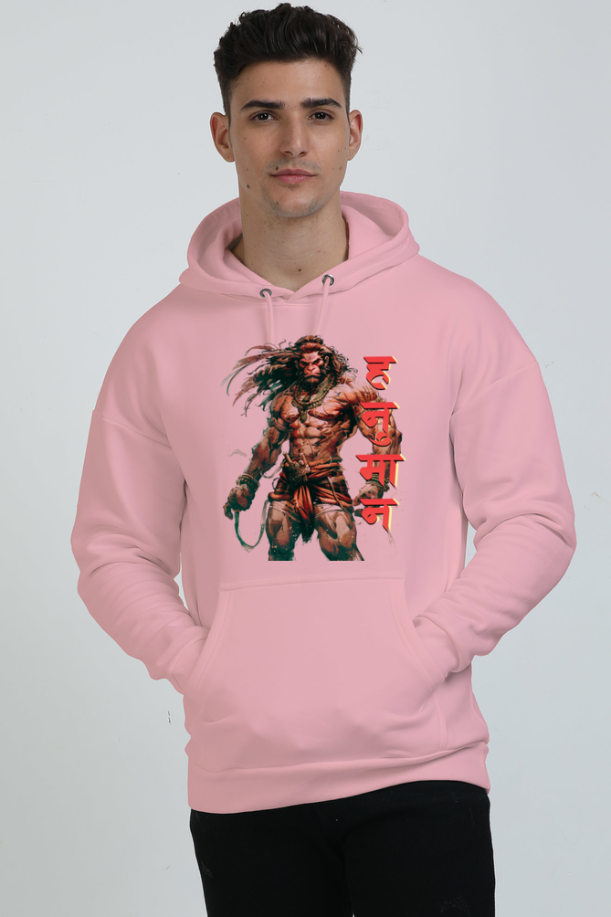 Hanuman Cosmic Power Oversized Hooded Sweatshirt T-Shirts for Men Vastrdhamm