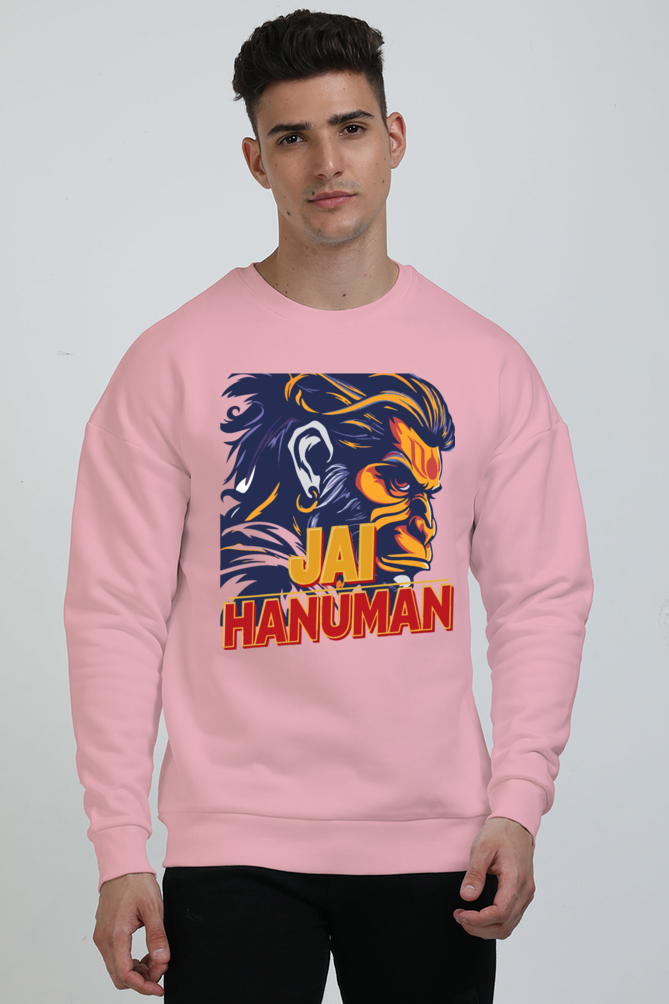 Hanuman Heroic Strength Oversized Sweatshirt T-Shirts for Men Vastrdhamm