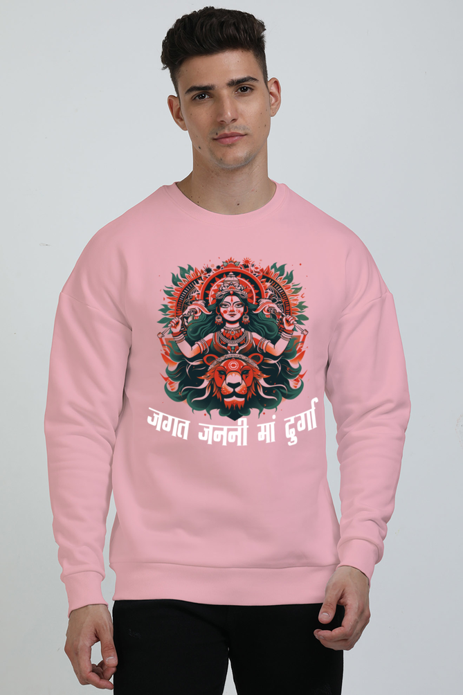 Durga Blessings Oversized Sweatshirt T-Shirts for Men Vastrdhamm