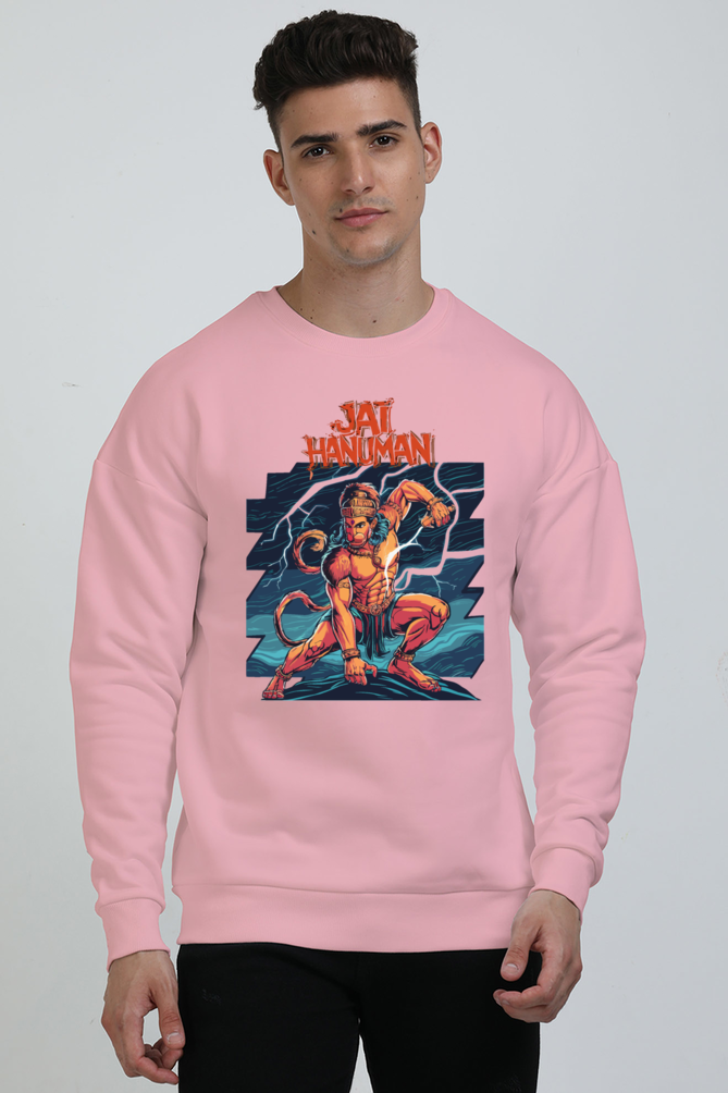 Hanuman Devotional Hero Oversized Sweatshirt T-Shirts for Men Vastrdhamm