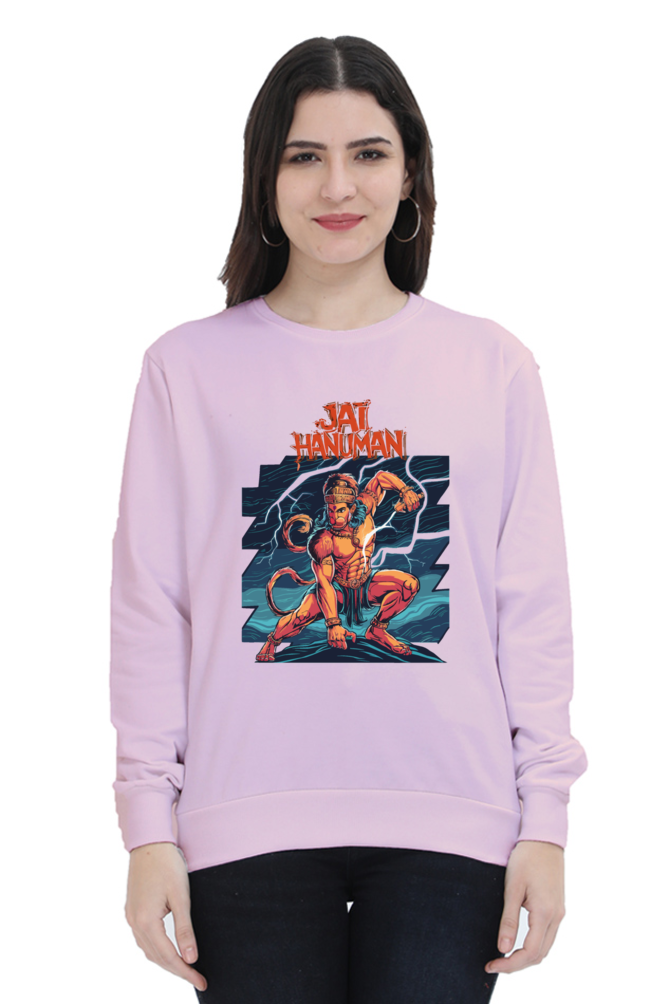 Hanuman Cosmic PowerSweatshirt T-Shirts for Women Vastrdhamm