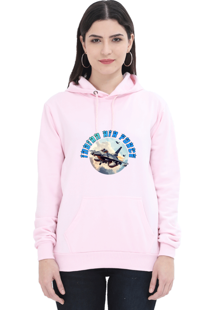 Sky Warriors: Indian Air Force Hoodie Sweatshirt T-Shirts for Women Vastrdhamm