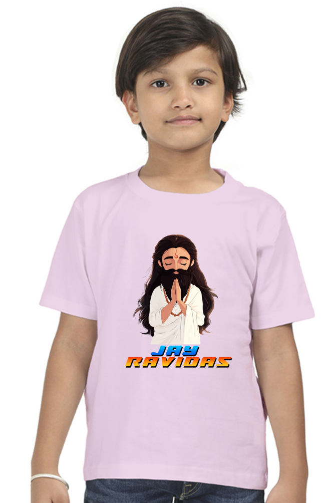 Ravidas Devotion Round Neck Half Sleeve Classic T-Shirts for Boy Vastrdhamm