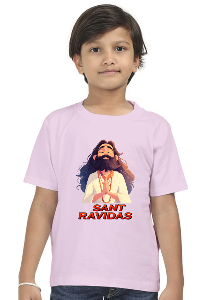 Ravidas Jayanti Spirit Round Neck Half Sleeve Classic T-Shirts for Boy Vastrdhamm