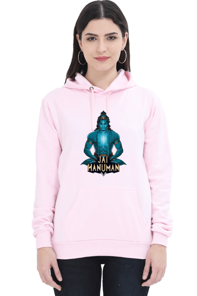 Hanuman Bhakti WarriorHoodie Sweatshirt T-Shirts for Women Vastrdhamm