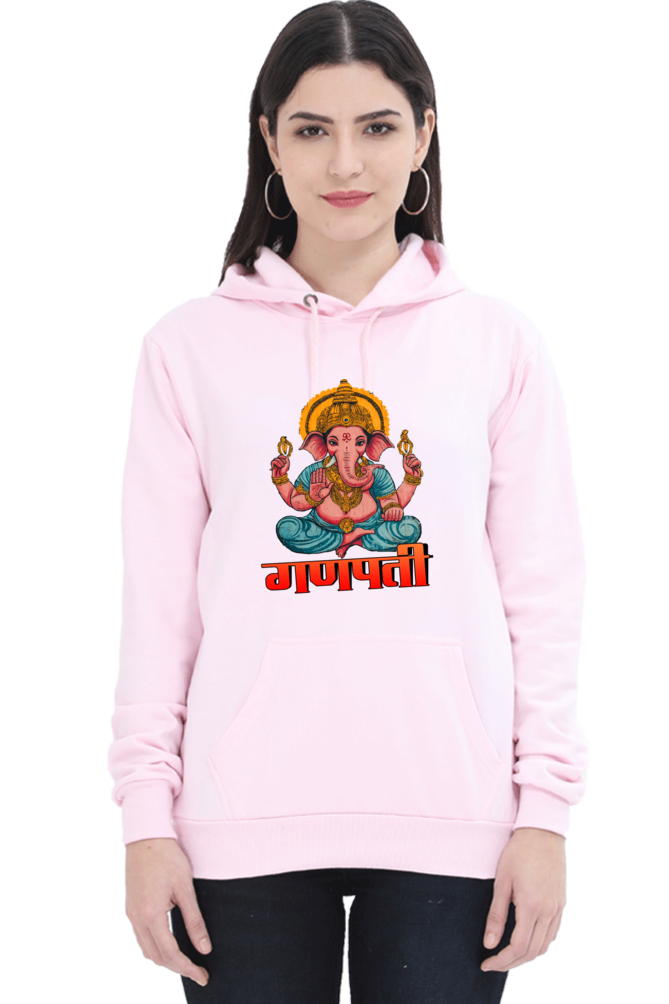 Ganesha WisdomHoodie Sweatshirt T-Shirts for Women Vastrdhamm