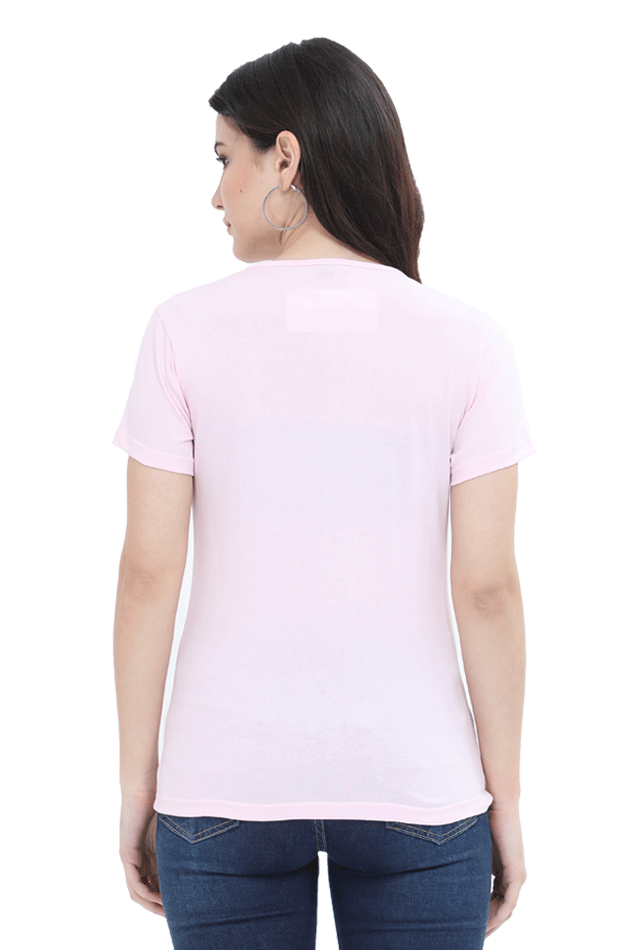 Republic Day Pride Round Neck Half Sleeve Classic T-Shirts for Womens Vastrdhamm