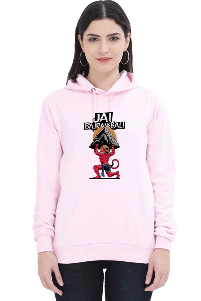 Hanuman Devotional WarriorHoodie Sweatshirt T-Shirts for Women Vastrdhamm