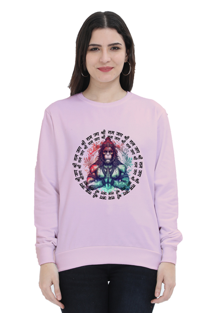 Hanuman Unyielding StrengthSweatshirt T-Shirts for Women Vastrdhamm