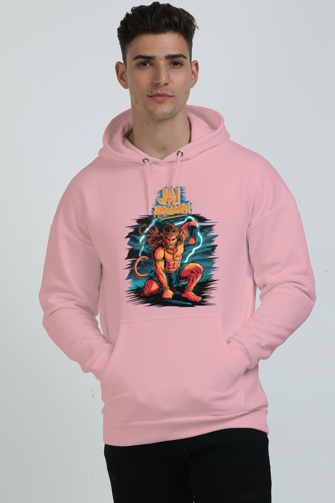 Hanuman Sacred Might Oversized Hooded Sweatshirt T-Shirts for Men Vastrdhamm