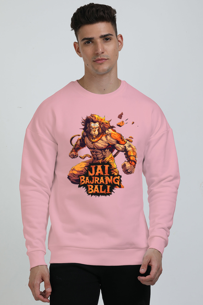 Hanuman Devotee Oversized Sweatshirt T-Shirts for Men Vastrdhamm