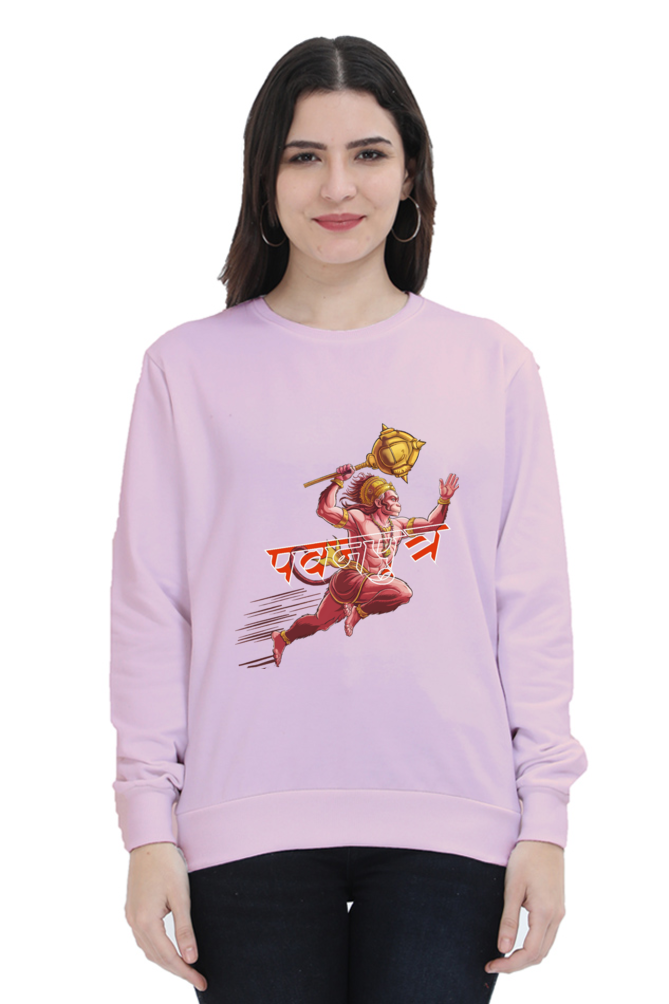 Hanuman DevoteeSweatshirt T-Shirts for Women Vastrdhamm