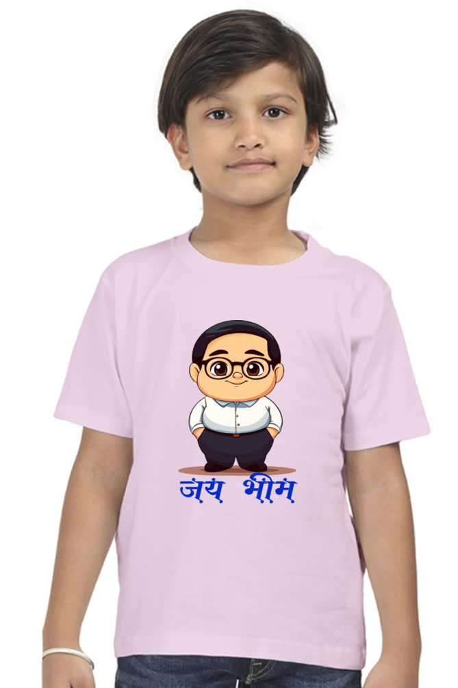 Ambedkar Vision Round Neck Half Sleeve Classic T-Shirts for Boy Vastrdhamm