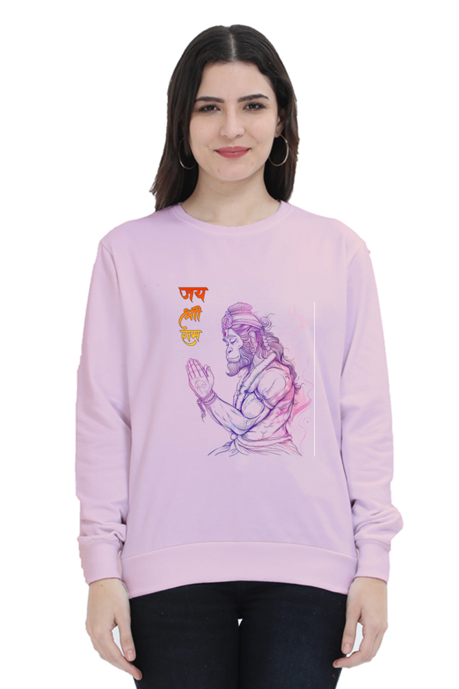 Hanuman Ethereal ForceSweatshirt T-Shirts for Women Vastrdhamm