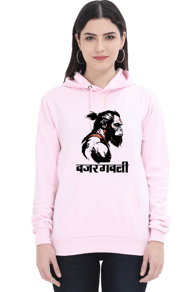 Hanuman Devotional PowerHoodie Sweatshirt T-Shirts for Women Vastrdhamm