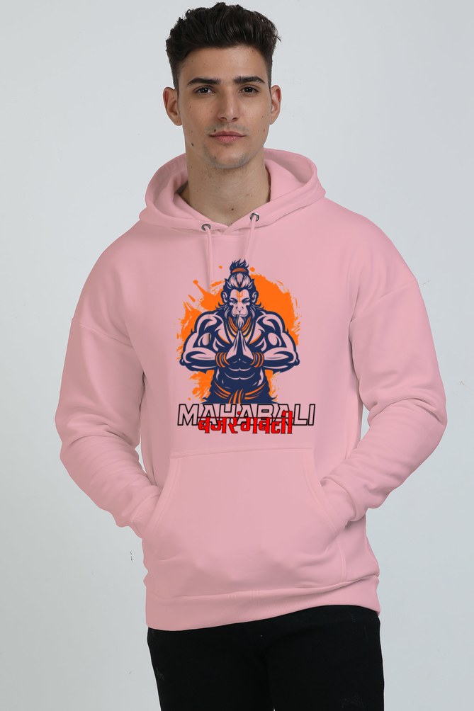 Hanuman Divine Energy Oversized Hooded Sweatshirt T-Shirts for Men Vastrdhamm