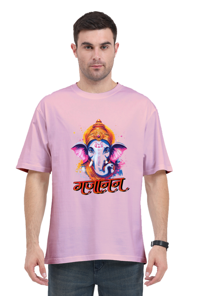 Ganesha Blessings Oversized Classic T-Shirts for Men Vastrdhamm