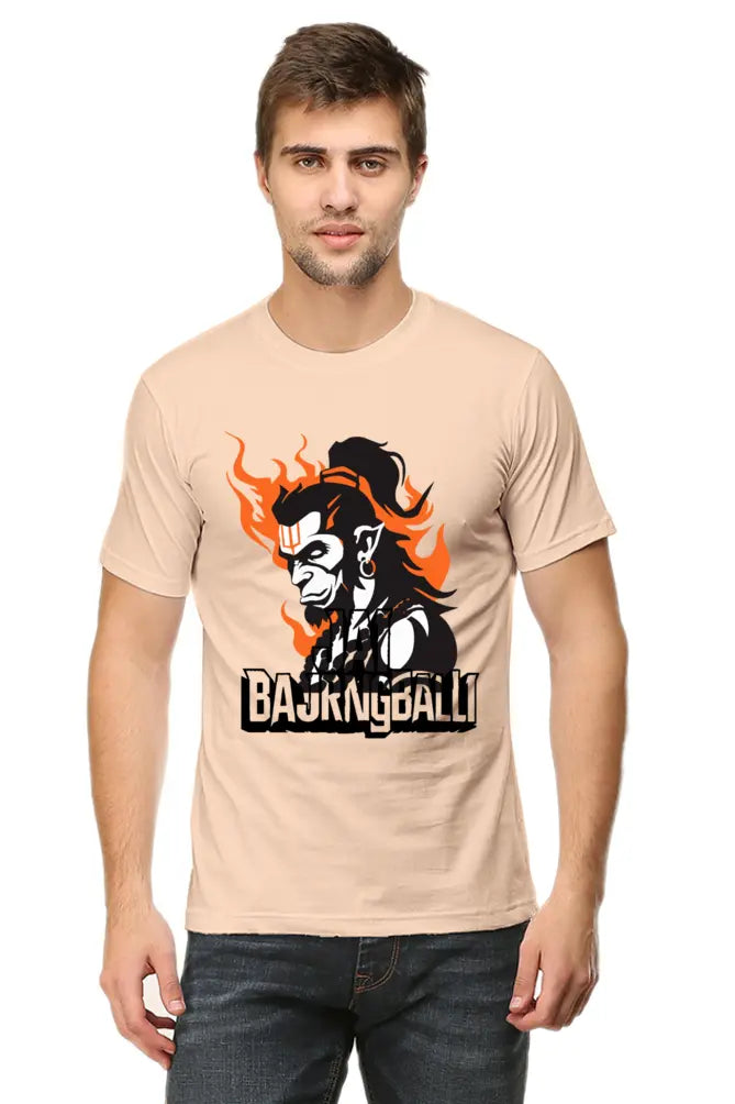 Hanuman The Symbol of Devotion and Strength T-Shirt | Regular Fit Vastrdhamm