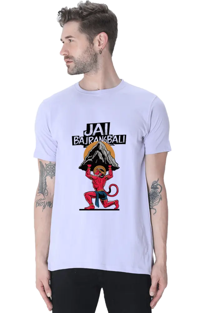 Hanuman in Meditation T-Shirt | Regular Fit Vastrdhamm