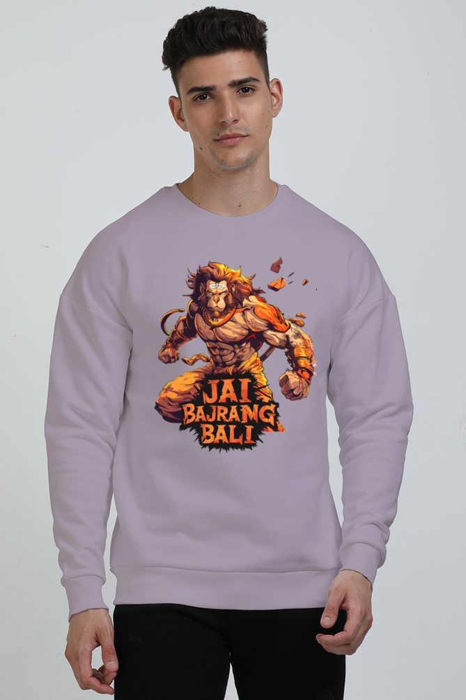 Hanuman Devotee Oversized Sweatshirt T-Shirts for Men Vastrdhamm