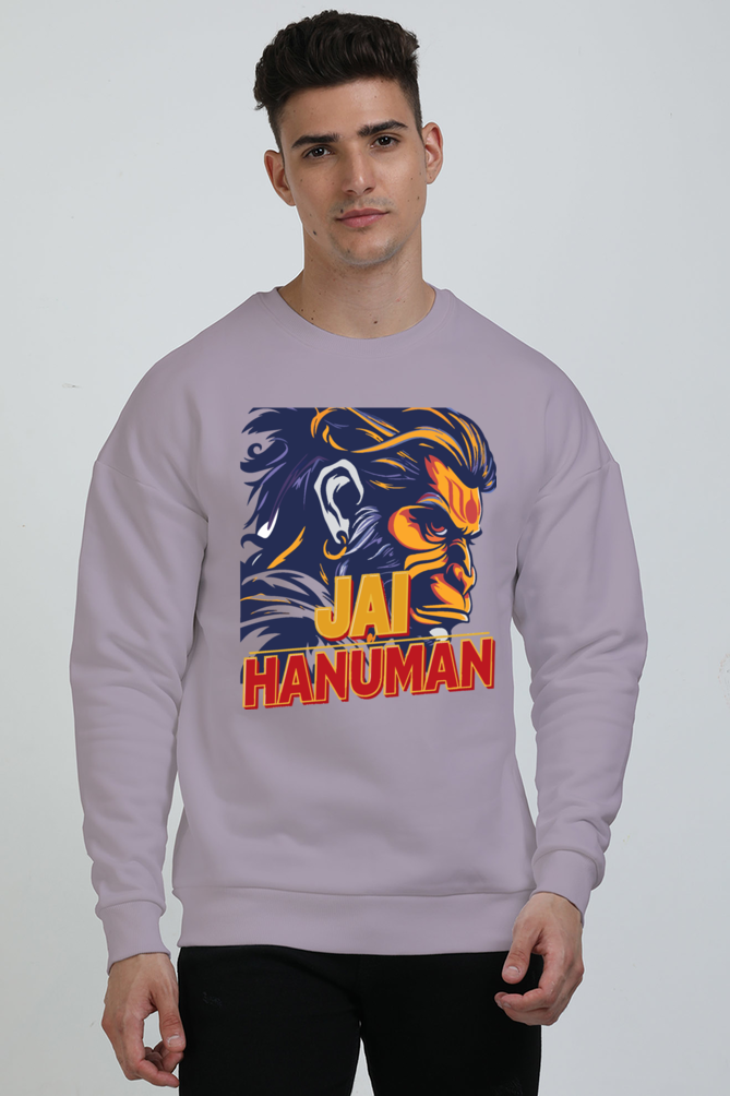 Hanuman Heroic Strength Oversized Sweatshirt T-Shirts for Men Vastrdhamm