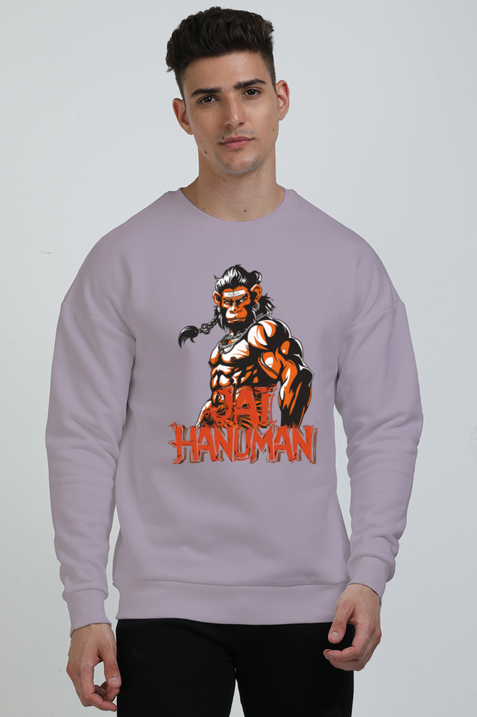 Hanuman Warrior Spirit Oversized Sweatshirt T-Shirts for Men Vastrdhamm