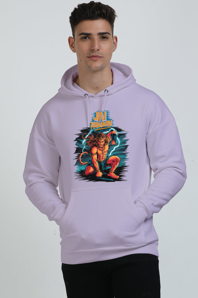 Hanuman Sacred Might Oversized Hooded Sweatshirt T-Shirts for Men Vastrdhamm