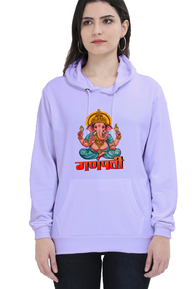 Ganesha WisdomHoodie Sweatshirt T-Shirts for Women Vastrdhamm