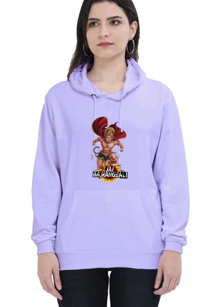 Hanuman Devotional HeroHoodie Sweatshirt T-Shirts for Women Vastrdhamm