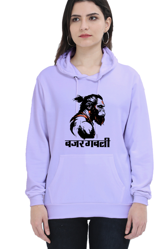 Hanuman Devotional PowerHoodie Sweatshirt T-Shirts for Women Vastrdhamm