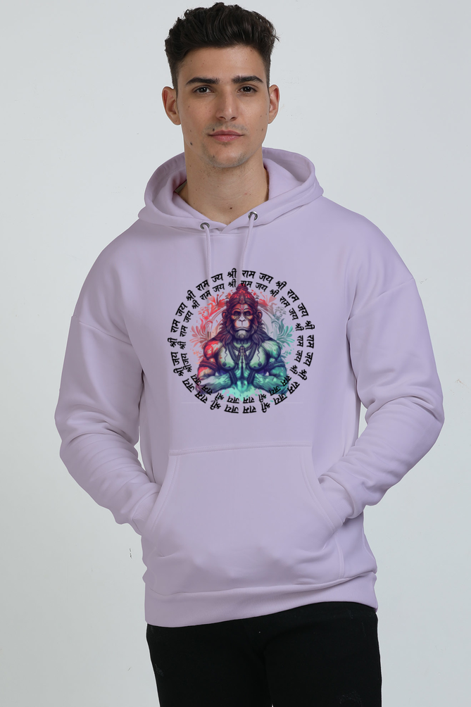 Hanuman Primal Force Oversized Hooded Sweatshirt T-Shirts for Men Vastrdhamm