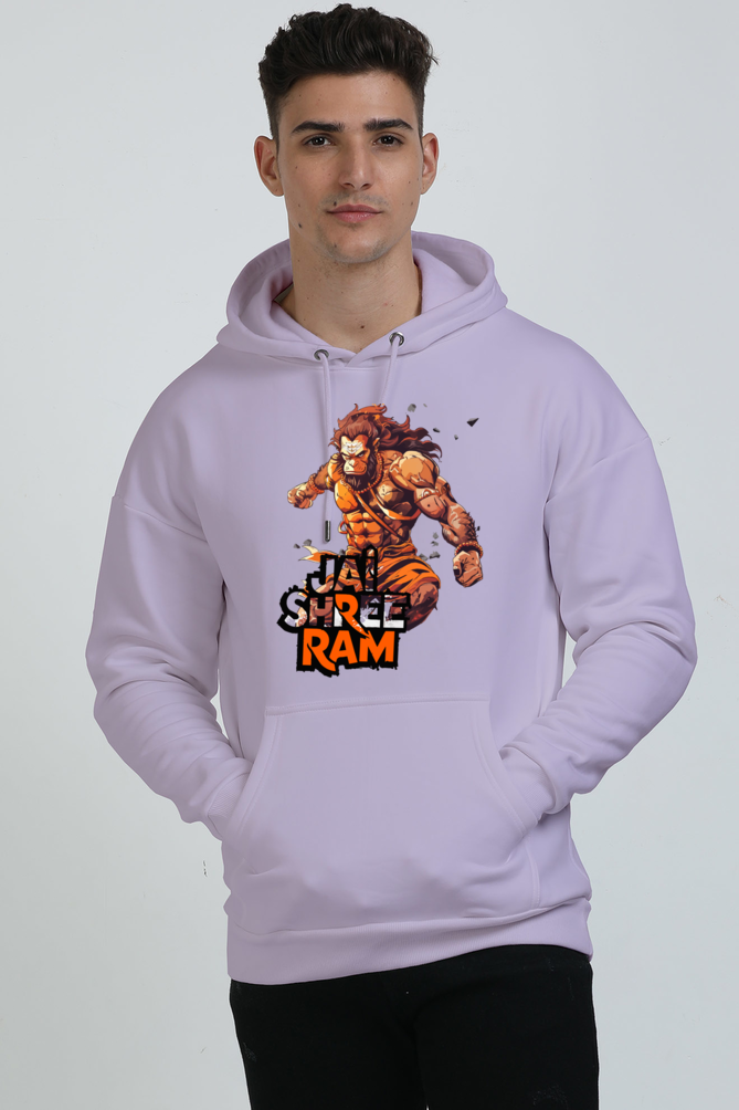 Hanuman Devotee Oversized Hooded Sweatshirt T-Shirts for Men Vastrdhamm