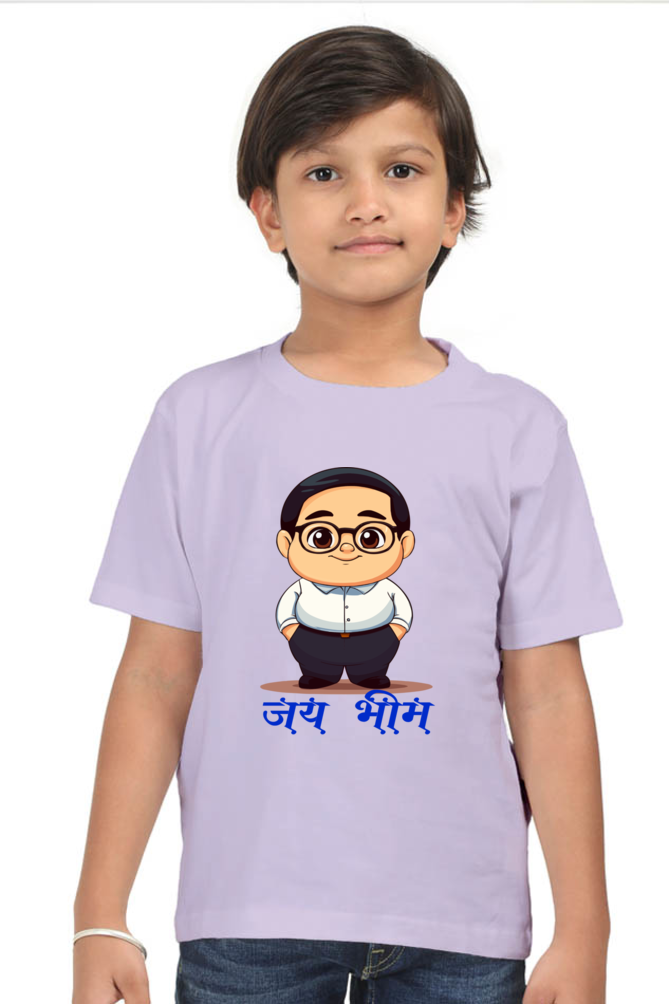 Ambedkar Vision Round Neck Half Sleeve Classic T-Shirts for Boy Vastrdhamm