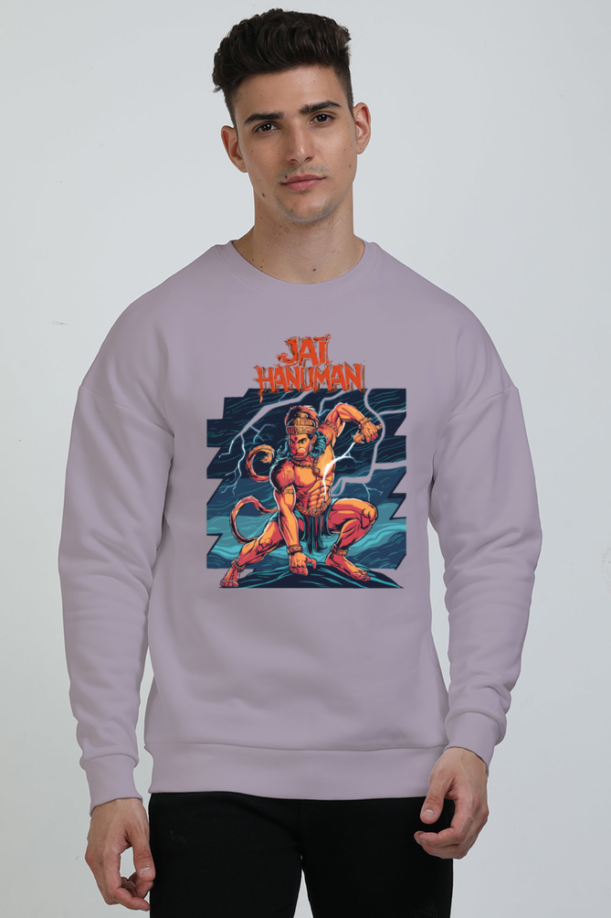 Hanuman Devotional Hero Oversized Sweatshirt T-Shirts for Men Vastrdhamm