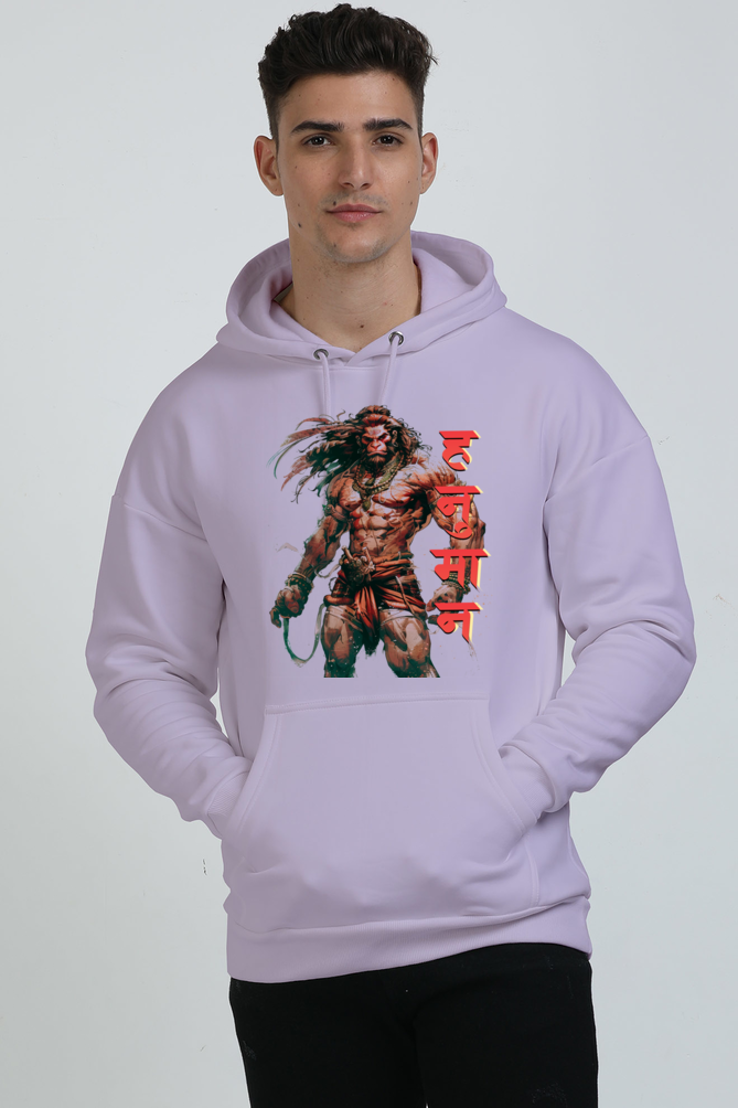 Hanuman Cosmic Power Oversized Hooded Sweatshirt T-Shirts for Men Vastrdhamm