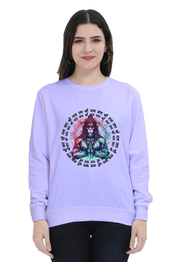 Hanuman Unyielding StrengthSweatshirt T-Shirts for Women Vastrdhamm