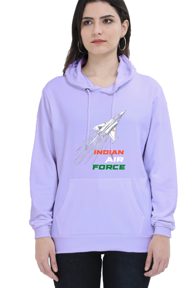 Blue Sky Defenders Indian Air Force. Hoodie Sweatshirt T-Shirts for Women Vastrdhamm