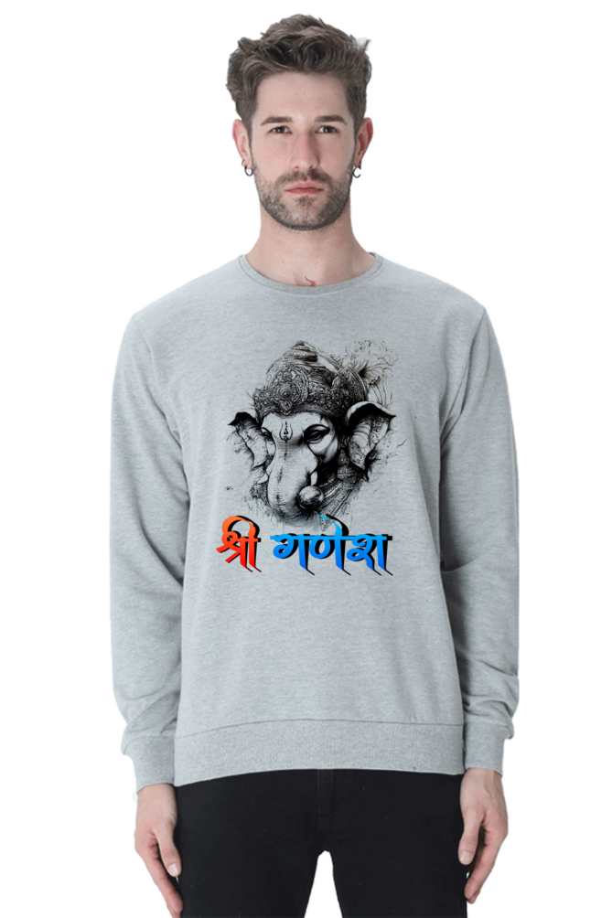 Jai Ganesha Power Sweatshirt T-Shirts for Men Vastrdhamm