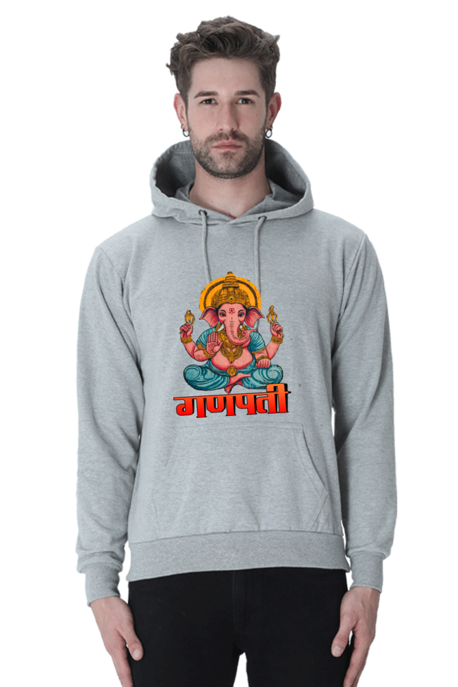 Jai Ganesha Victory Hoodie Sweatshirt T-Shirts for Men Vastrdhamm