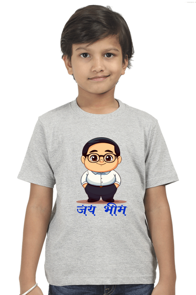 Ambedkar Vision Round Neck Half Sleeve Classic T-Shirts for Boy Vastrdhamm