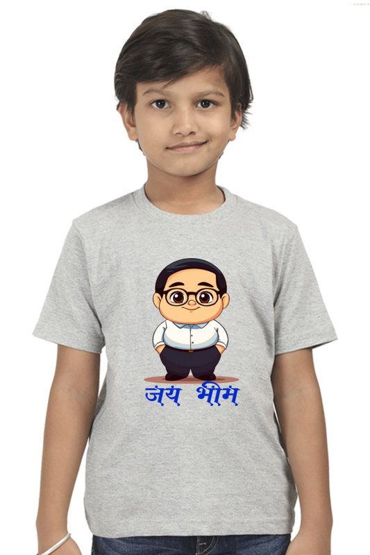 Ambedkar Vision Round Neck Half Sleeve Classic T-Shirts for Boy Vastrdhamm