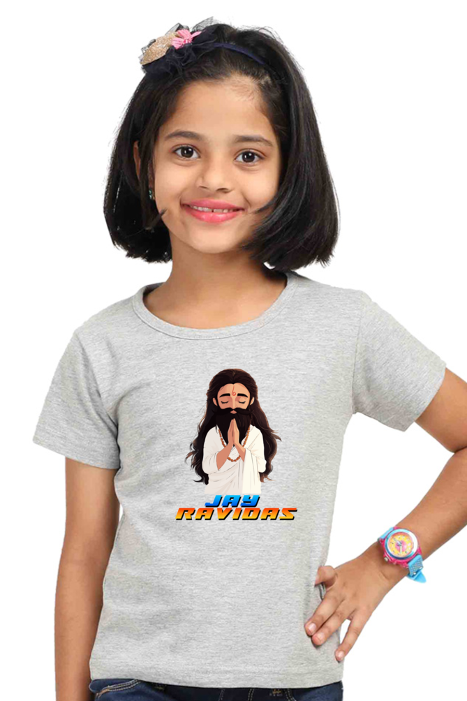 Ravidas Devotion Round Neck Half Sleeve Classic T-Shirts for Girl Vastrdhamm