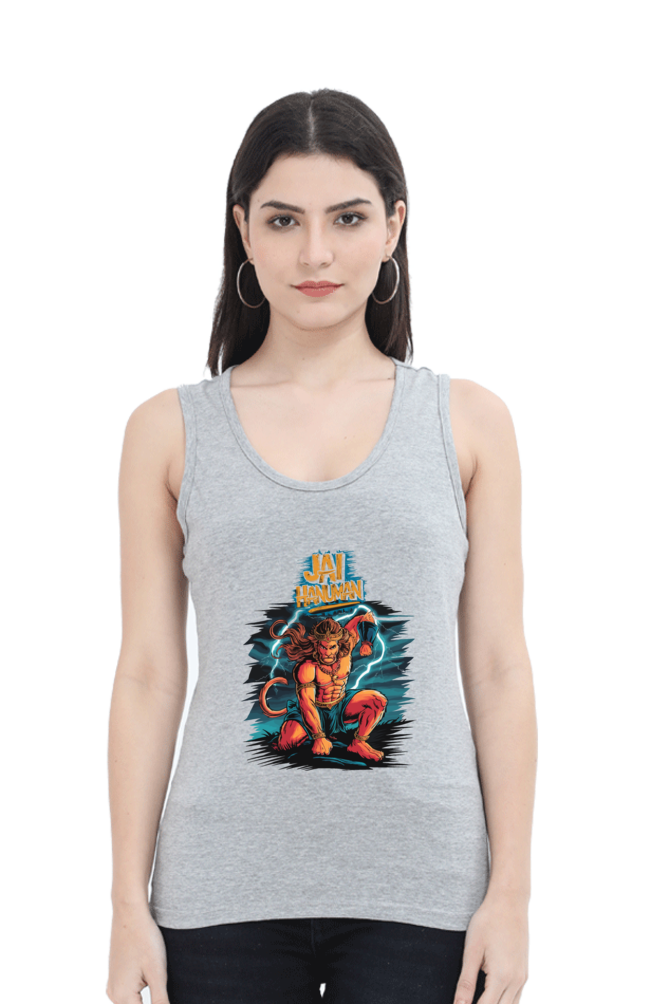 Hanuman Divine DynamoTank Top T-Shirts for Women Vastrdhamm