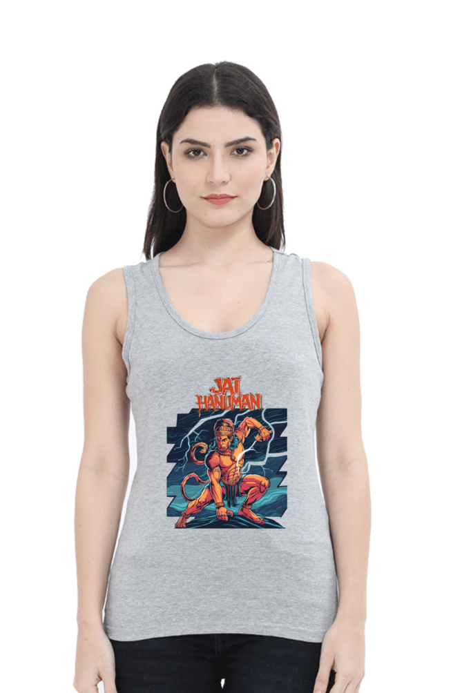 Hanuman Sacred MightTank Top T-Shirts for Women Vastrdhamm