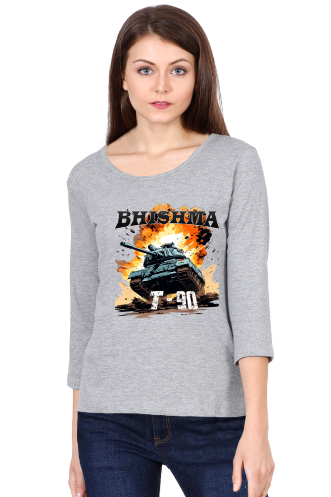 Bhishma T-90 Pride Round Neck Full Sleeve T-Shirts for Women Vastrdhamm